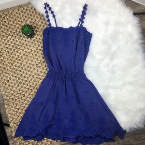 Chelsea & Violet Blue Daisy Strap Dress